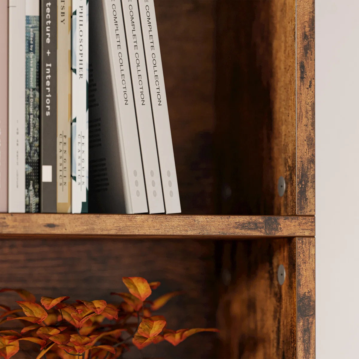 70.8" H x 23.8" W Standard Bookcase 6 Tiers Tall with Storage for Living Room, Home Office
