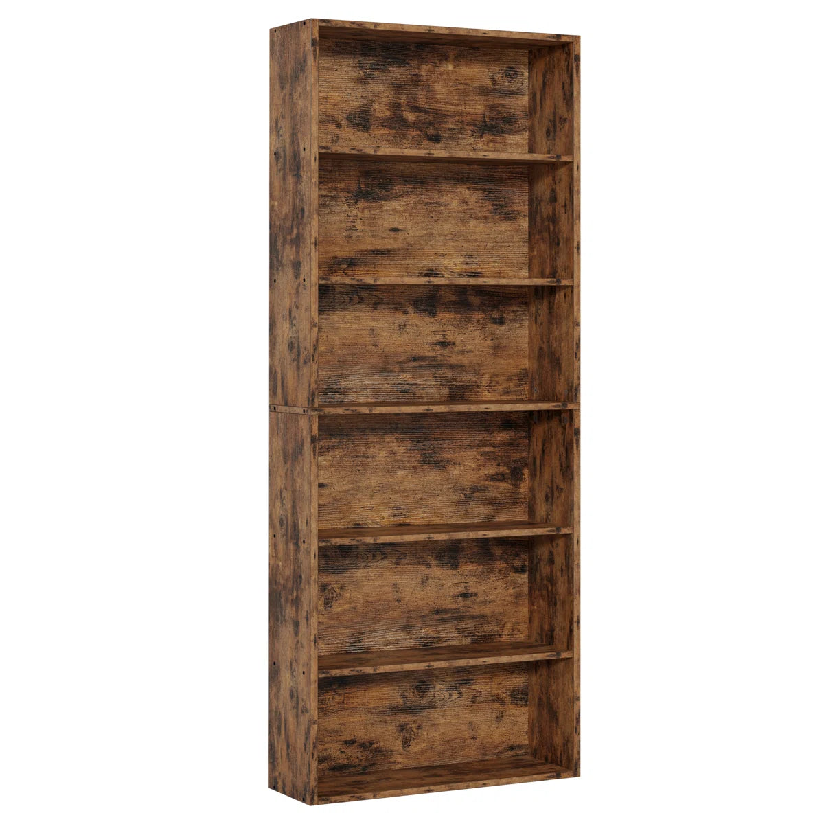 70.8" H x 23.8" W Standard Bookcase 6 Tiers Tall with Storage for Living Room, Home Office